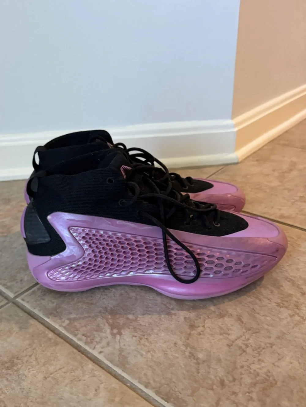 🏀 Adidas AE 1 'Light Purple' basketball shoes, size 10, 2024